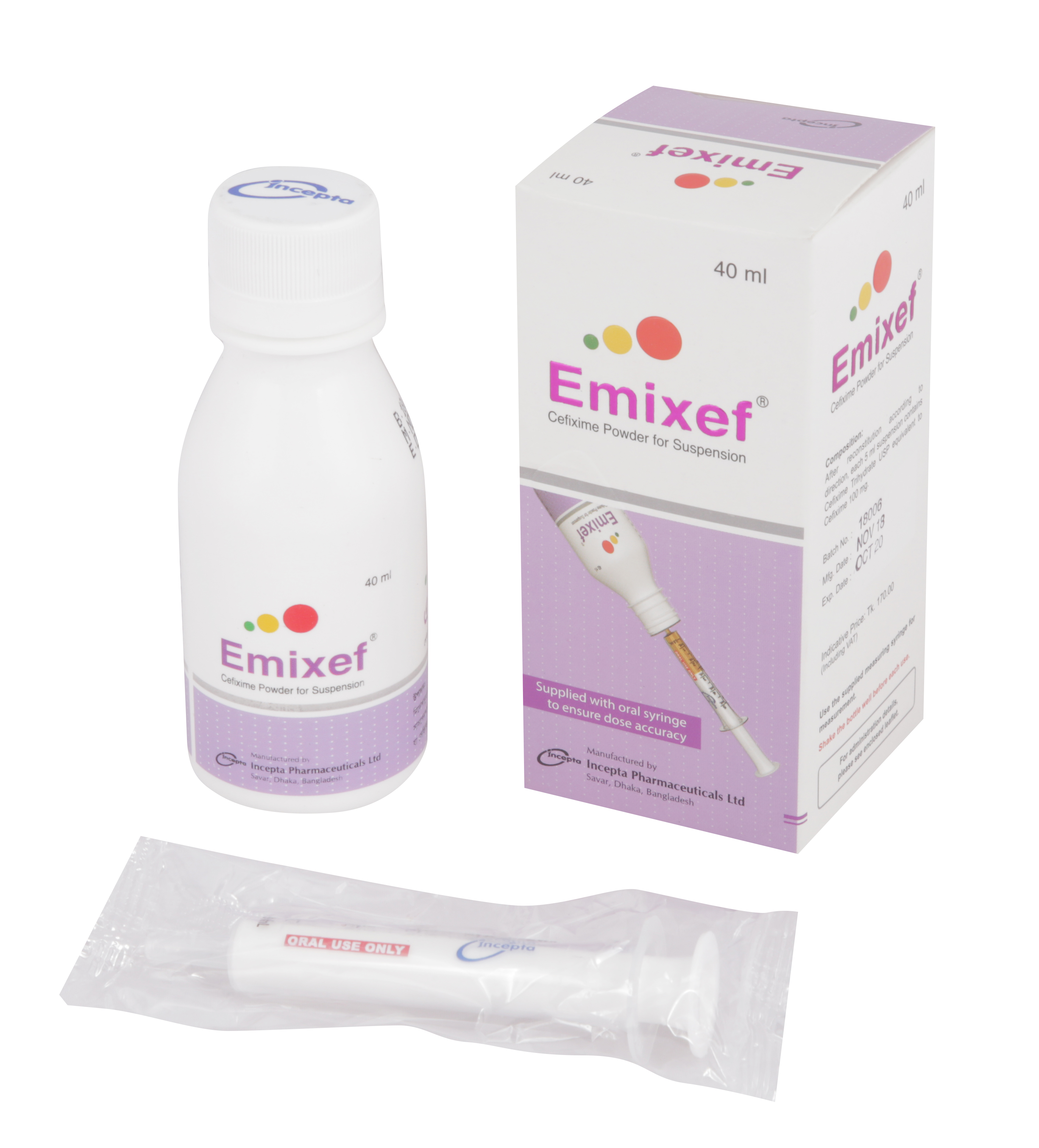 Picture of Emixef  40 ml Suspension